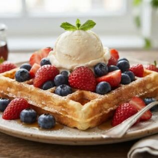 Berry Waffle