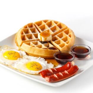 Meat on Waffle