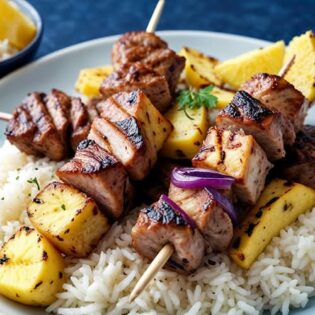 Pork Souvlaki Platter