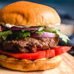 Smoking Patty Burger