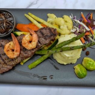 Steak And Shrimp Platter