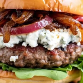 Warm Goat Cheese Burger